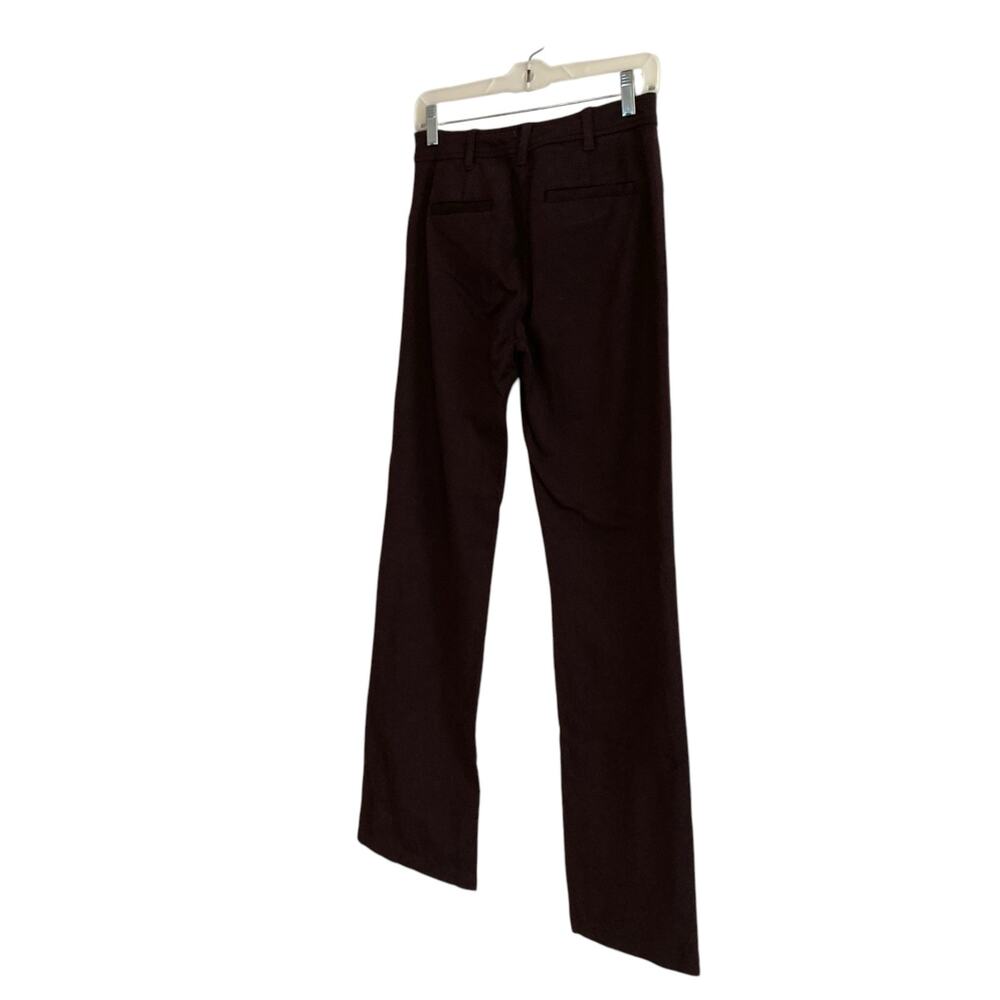 Eileen Fisher Maroon Bootcut Pants Womens Sz 28 Stretch Mid Rise Business Comfy - Picture 5 of 16